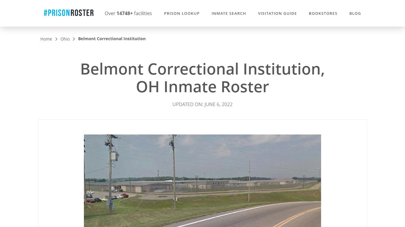 Belmont Correctional Institution, OH Inmate Roster